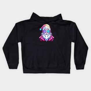 Futuristic Santa Kids Hoodie